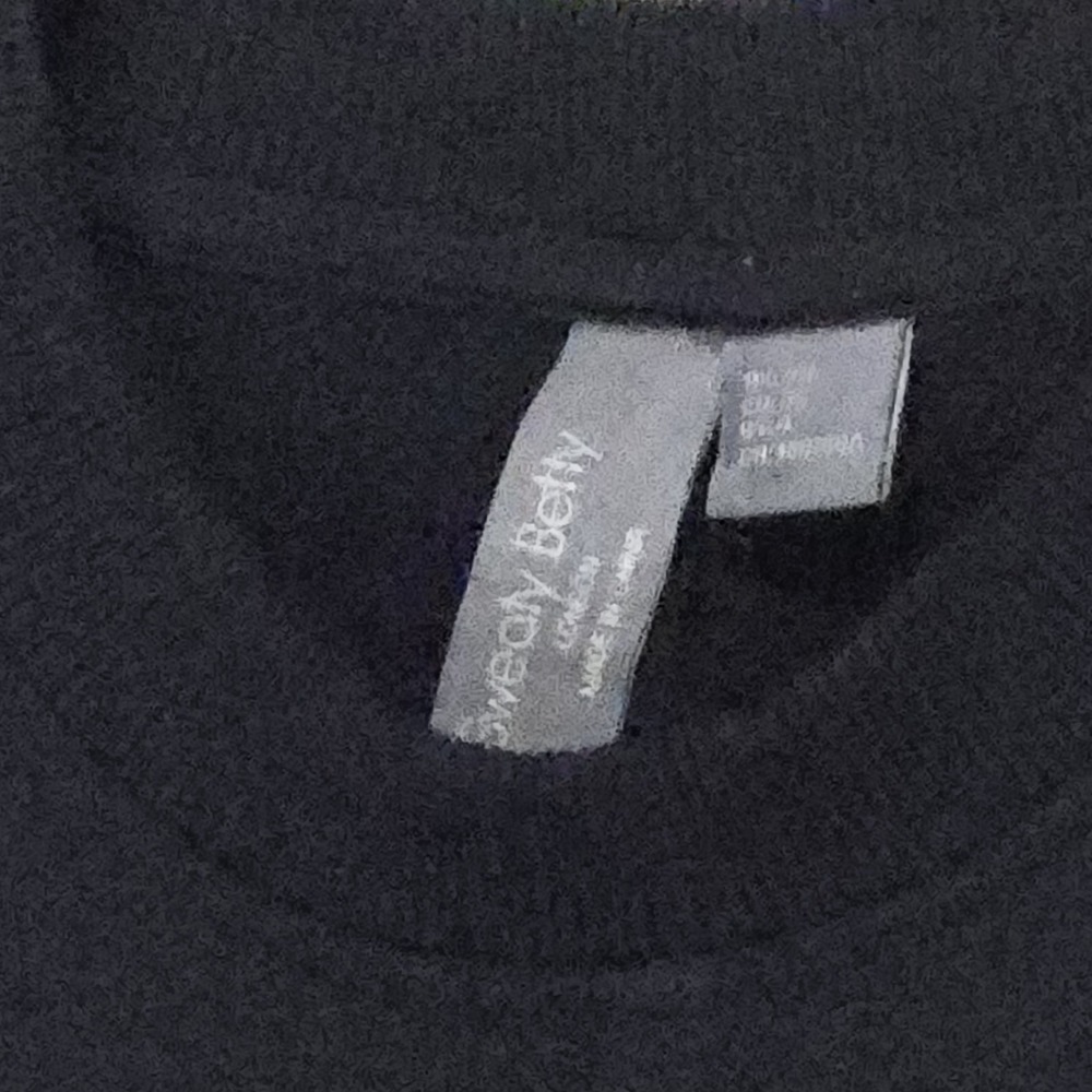 Anthopologie Sweaty Betty Revive T-Shirt Fit & Flare Athleisure Black Dress Sz 4 - Picture 4 of 14